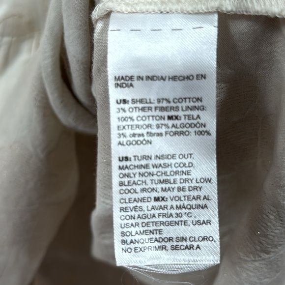 Chicos Jacquard Tiered V Neck Pockets Stretch Soft Lightweight Knee Length Dress - Picture 10 of 16